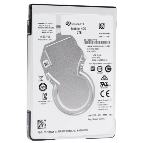 Жесткий диск 2.0TB Seagate Mobile HDD (ST2000LM007) 7 mm