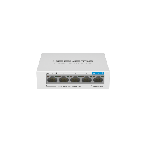 Коммутатор Keenetic KN-4610 PoE+ Switch 5