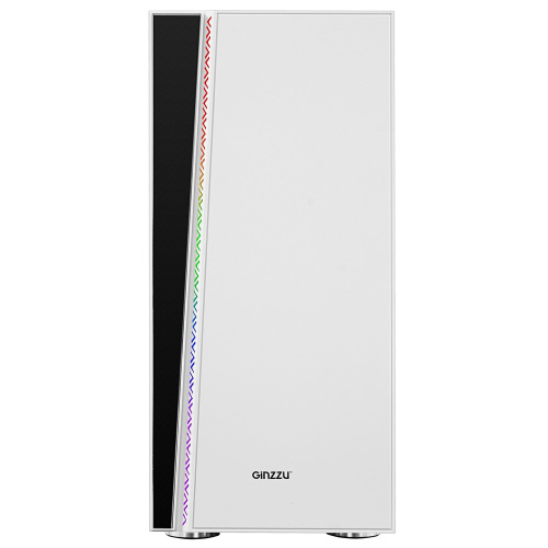 Корпус Ginzzu CL220 White FAN 12LED USB3.0 Window