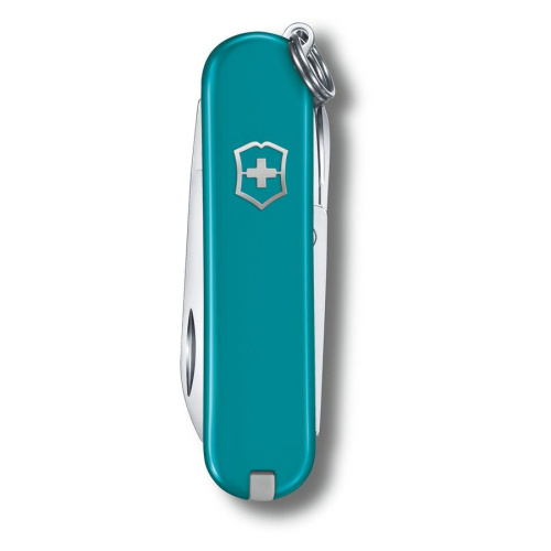 Нож перочинный Victorinox Classic Mountain Lake (0.6223.23G) 58мм 7функц. карт.коробка