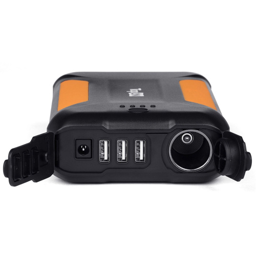 Power Bank TOPON TOP-X38PRO, 38000мAч черный/оранжевый