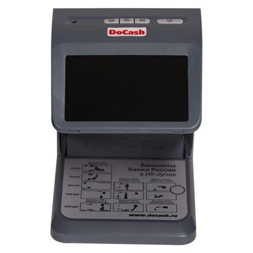 Детектор банкнот Docash mini IR/UV/AS просмотровый мультивалюта