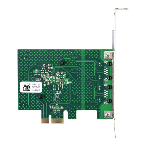 Сетевой адаптер ExeGate EXE-BCM5720 (EX293452RUS) PCI-E x1 v2.0/2xRJ45/10/100/1000Mbps/Chipset BCM5720