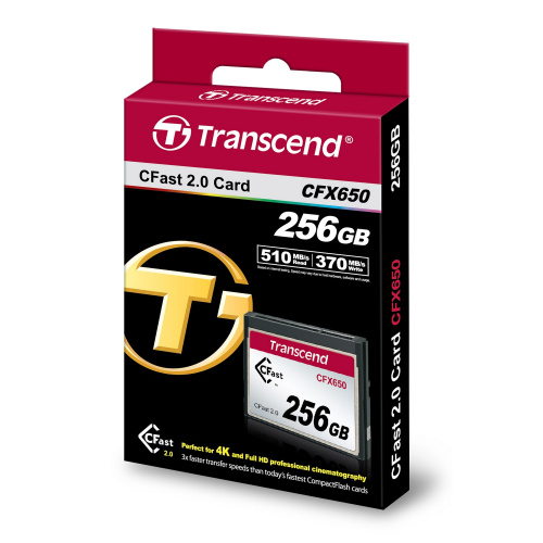 Карта памяти Transcend TS256GCFX650 CFX650 CFast 2.0