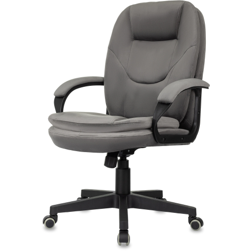 Кресло руководителя Бюрократ CH-668/Holland-18 темно-серый крестов. пластик