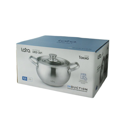 Кастрюля LARA LR02-261 Токио нерж