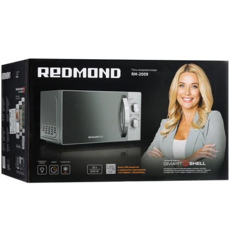 Микроволновая печь Redmond RM-2009 серый