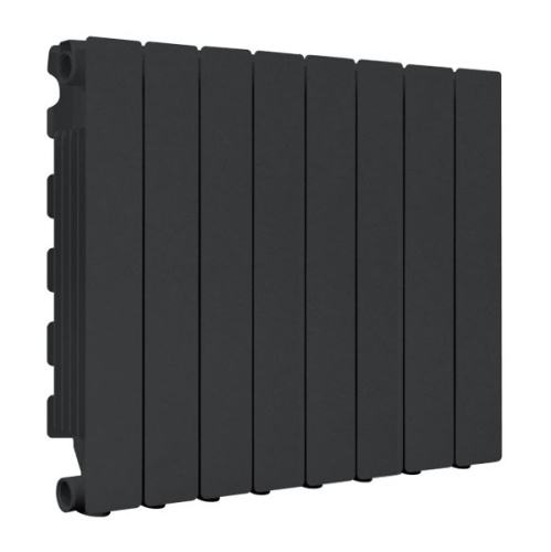 Алюминиевый радиатор отопления Fondital 500/100 Blitz Super B4  Black Coffee 8 секций