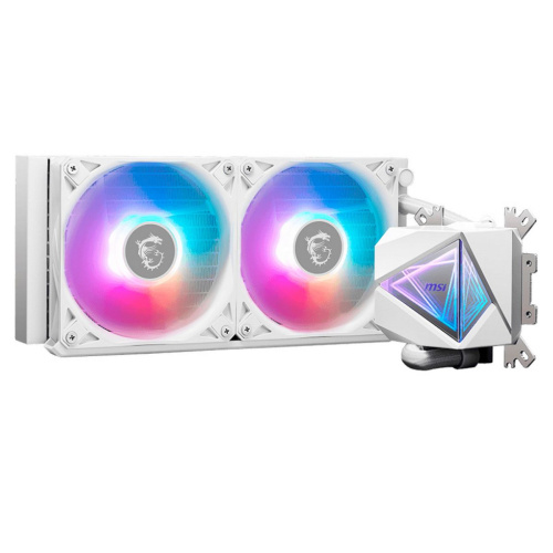 СВО MSI Mag Coreliquid I240 2x ARGB Gen2 Fan (306-7ZW7E21-C24), ARGB Gen2 Block, Color Box