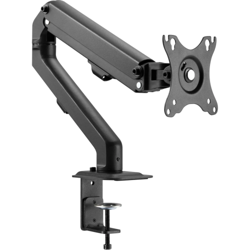 Кронштейн для мониторов Ultramounts UM 728 черный 17"-27" макс.7кг крепление к столешнице поворот и наклон