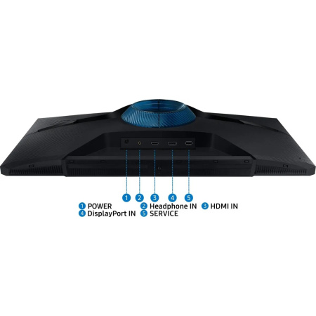 Монитор Samsung Odyssey G3 LS27DG300EUXEN черный