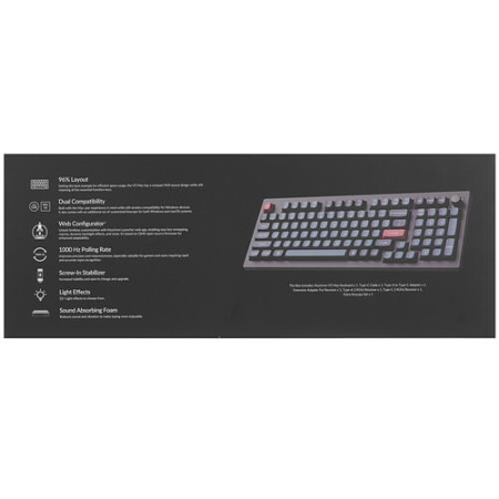 Клавиатура проводная + беспроводная Keychron V5 Max