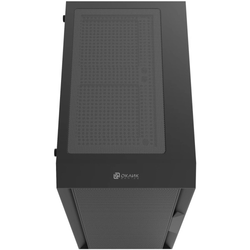 Корпус Оклик OCC-MN307 черный без БП mATX 8x120mm 2xUSB2.0 1xUSB3.0 audio bott PSU