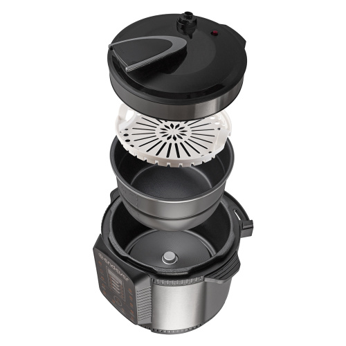 Скороварка-мультиварка электрическая Endever Vita-99 черный/стальной