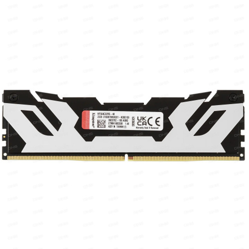 ОЗУ Kingston Fury Renegade Silver XMP KF564C32RS-48 DDR5 48GB 6400MHz RTL Gaming PC5-51200 CL32 DIMM 288-pin 1.4В с радиатором Ret