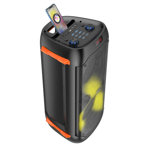 Портативная колонка HOCO BS53 Manhattan wireless dual mic outdoor, black