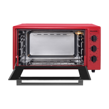 Мини-печь WILLMARK WOF-505R красный