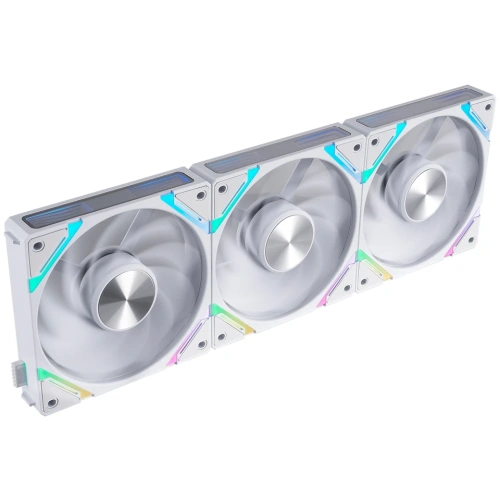 Комплект вентиляторов (3 шт.) 1STPLAYER XF7R White ( XF7R-WH-3IN1) / 120mm Reverse ARGB 3pin 5V PWM 4pin 12V 600-2000rpm 56.8cfm 33.12dBA