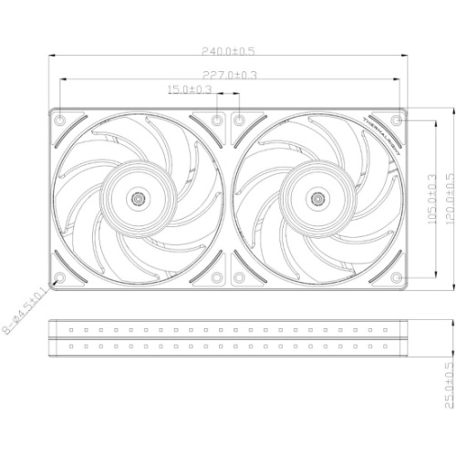 Вентилятор Thermalright TL-UB24 (TRTLUB24) / ARGB / PWM