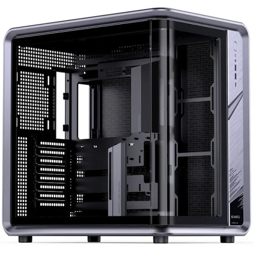 Корпус JONSBO Jonsplus BO400CG, TG (aquarium), mini-ITX, mATX, ATX, серый
