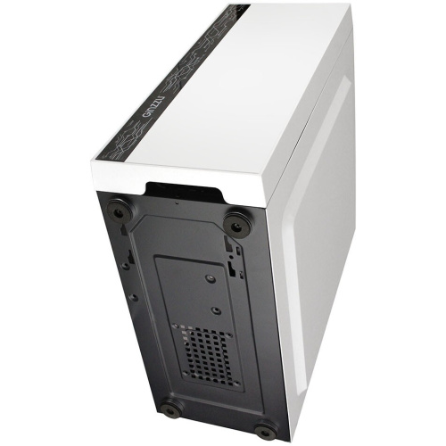 Корпус Ginzzu A390 White Window RGB подсветка 1*USB 3.0, 2*USB 2.0, AU