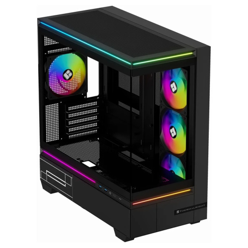 Корпус Thermalright M10 Black Fan4-C (TRTLM10BF4C) / TG / 4x120mm ARGB PWM Fans / USB Type-C / mATX