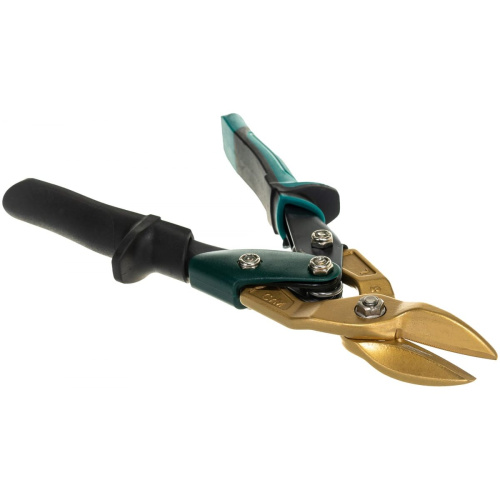 Ножницы по металлу KRAFTOOL Titan 2327-L по твердому металлу двухрычажные, левые, 250мм