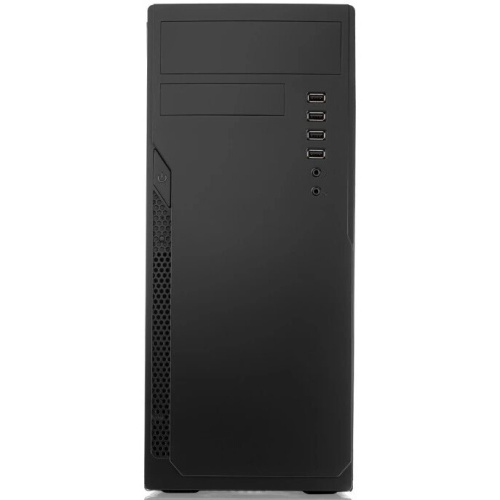 Корпус Foxline FL-301 (FL-301-RW), без БП ATX, 4xUSB2.0, HDA, w/o Fan, PSU, no PowerCord , w/DVD-RW installed