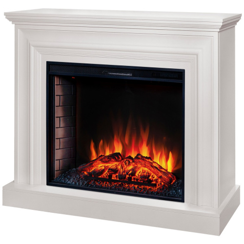 Электрокамин RealFlame Weston 33 WT белый с очагом Epsilon 33