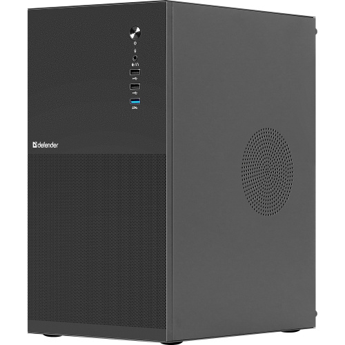 Корпус Defender Apex Metal (25021) черный, mATX, USB3.0, USB1.1x2