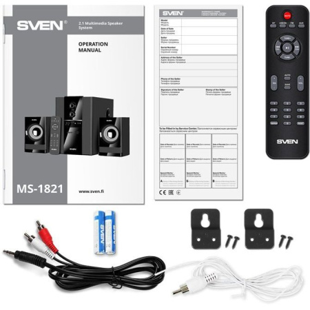 Колонки SVEN MS-1821 черный