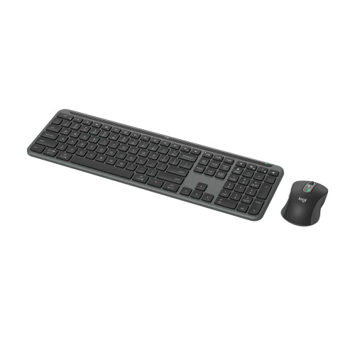 Клавиатура + мышь Logitech MK950 Signature Slim Combo клав:графитовый/черный мышь:черный/серый (920-012500)