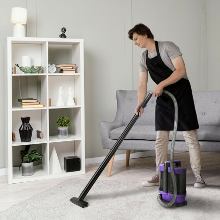 Пылесос KitFort КТ-5213 черный/фиолетовый