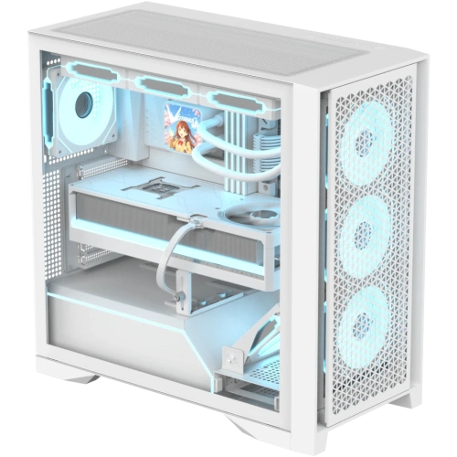 Корпус Formula V Line Air Power G8 White, ATX, Dual Front Panels, Type-C*1, USB3.0*1