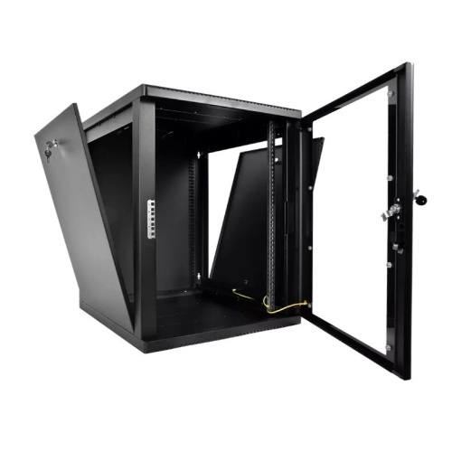 Шкаф коммутационный ЦМО ШРН-М-12.650-9005 настенный 12U 600x650мм черный