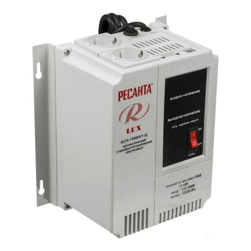 Стабилизатор напряжения Ресанта АСН-1500Н/1-Ц (63/6/20) серый