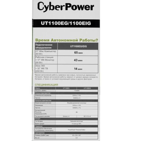 ИБП CyberPower UT1100EIG