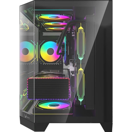Корпус Formula Crystal Z6M Floe, mATX, без БП, черный