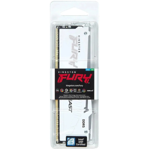 ОЗУ Kingston Fury Beast KF560C30BWEA-16 DDR5 - 1x 16ГБ 6000МГц, DIMM, White, Ret