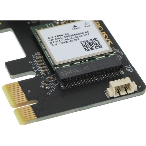 Адаптер Mercusys MA70XE PCI Express с поддержкой Wi-Fi AX1800 и Bluetooth 5.4