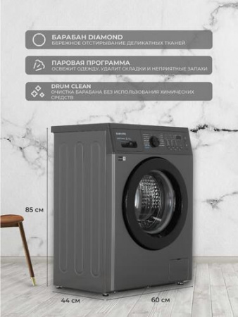 Стиральная машина Samsung WW65AG4S20CXLP серый