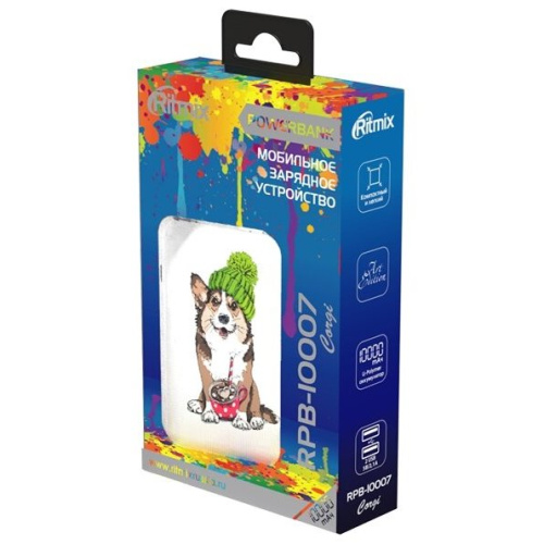 Внешний аккумулятор Ritmix RPB-10007 Corgi