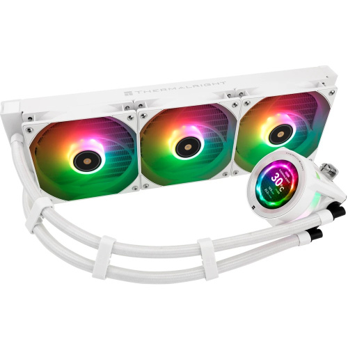 СВО Thermalright Core Vision 360 ARGB (C-Vision-360-WH-ARGB) Soc-AM5/AM4/1200/1700/1851 белый 4-pin 28.1dB Al LCD Ret