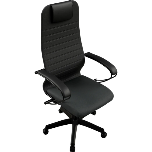 Кресло Метта SU-B-10 (ZE4.12.1.222) черный сиденье черный сетка с подголов. крестов. металл хром