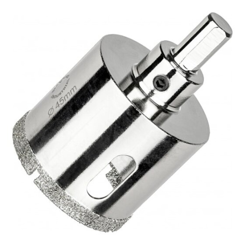 Коронка алмазная по керамограниту с центрирующим сверлом Diamond Industrial DIDCSC045 45мм