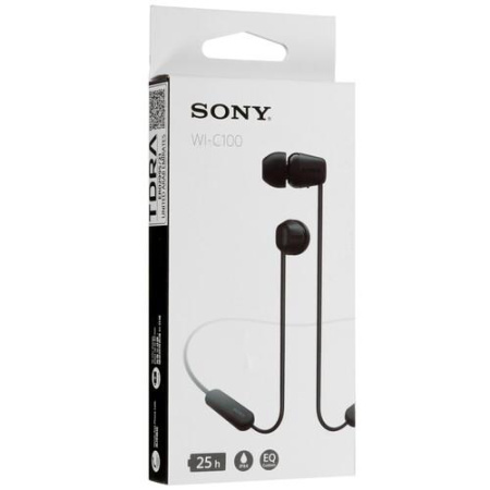 Беспроводные наушники Sony WI-C100 черный