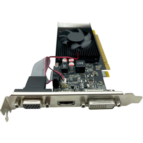 Видеокарта CBR GT710 2Gb (VGA-STX710-2G-RTL) DDR3, 64bit, 954Mhz, 1*HDMI + 1*DVI + 1*VGA, 29W, Ret