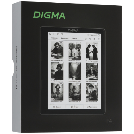 Электронная книга Digma F4 черный