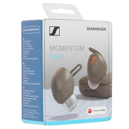 Наушники TWS Sennheiser Momentum Sport зеленый