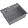 Кухонная мойка GRANFEST Urban 658 dark gray